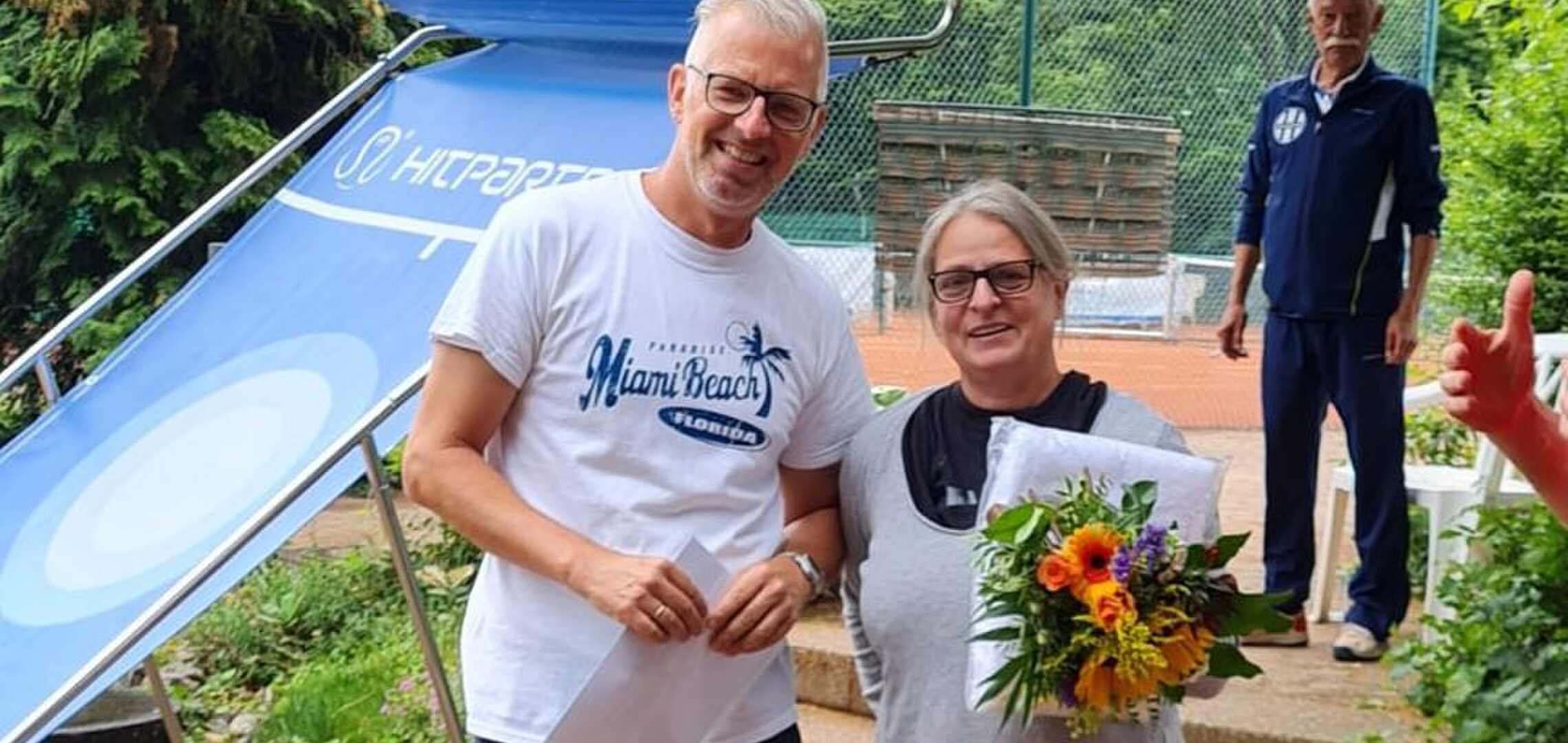 Dirk Kranich und Andrea von Danwitz vom ausrichtenden Verein