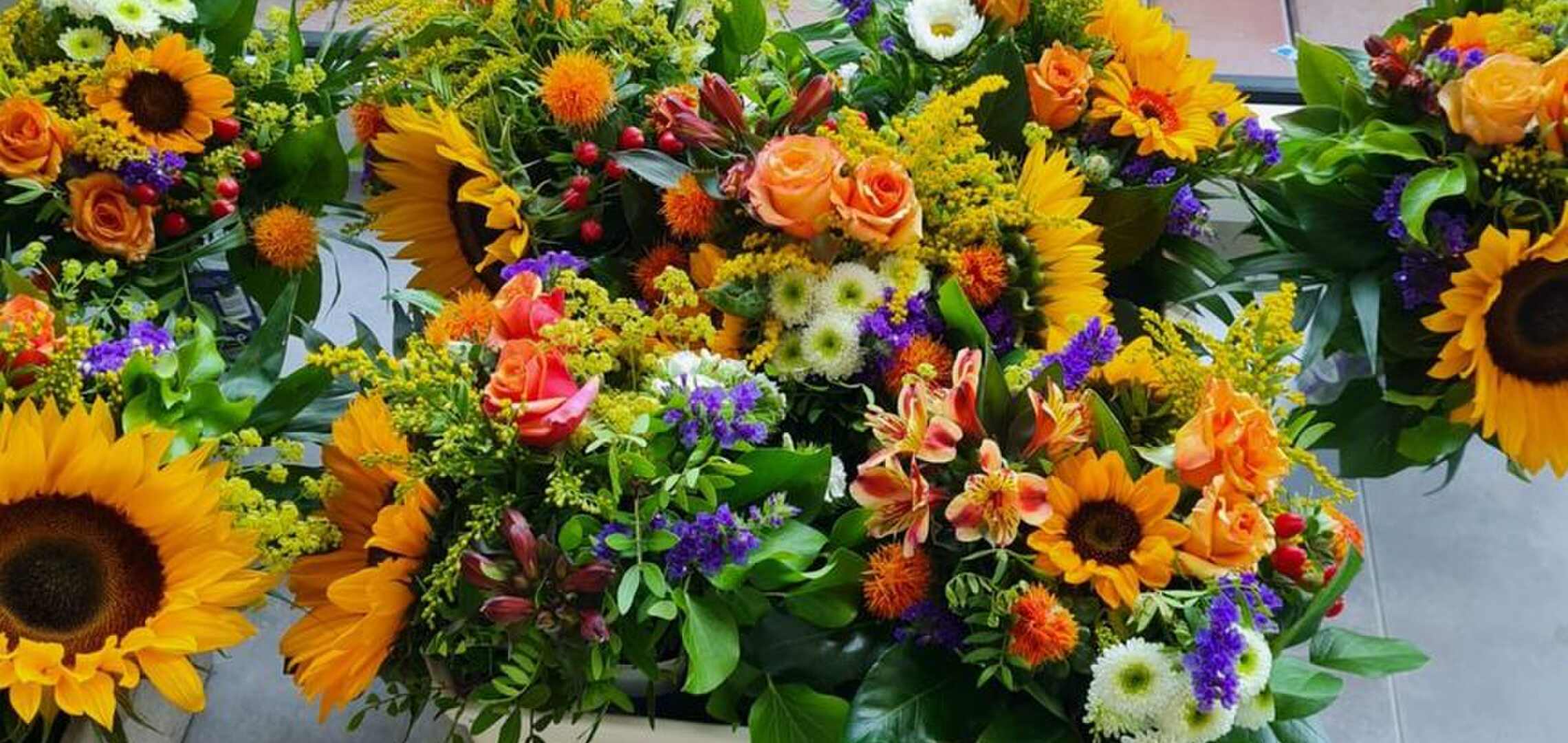 Blumen gab es für die Damen