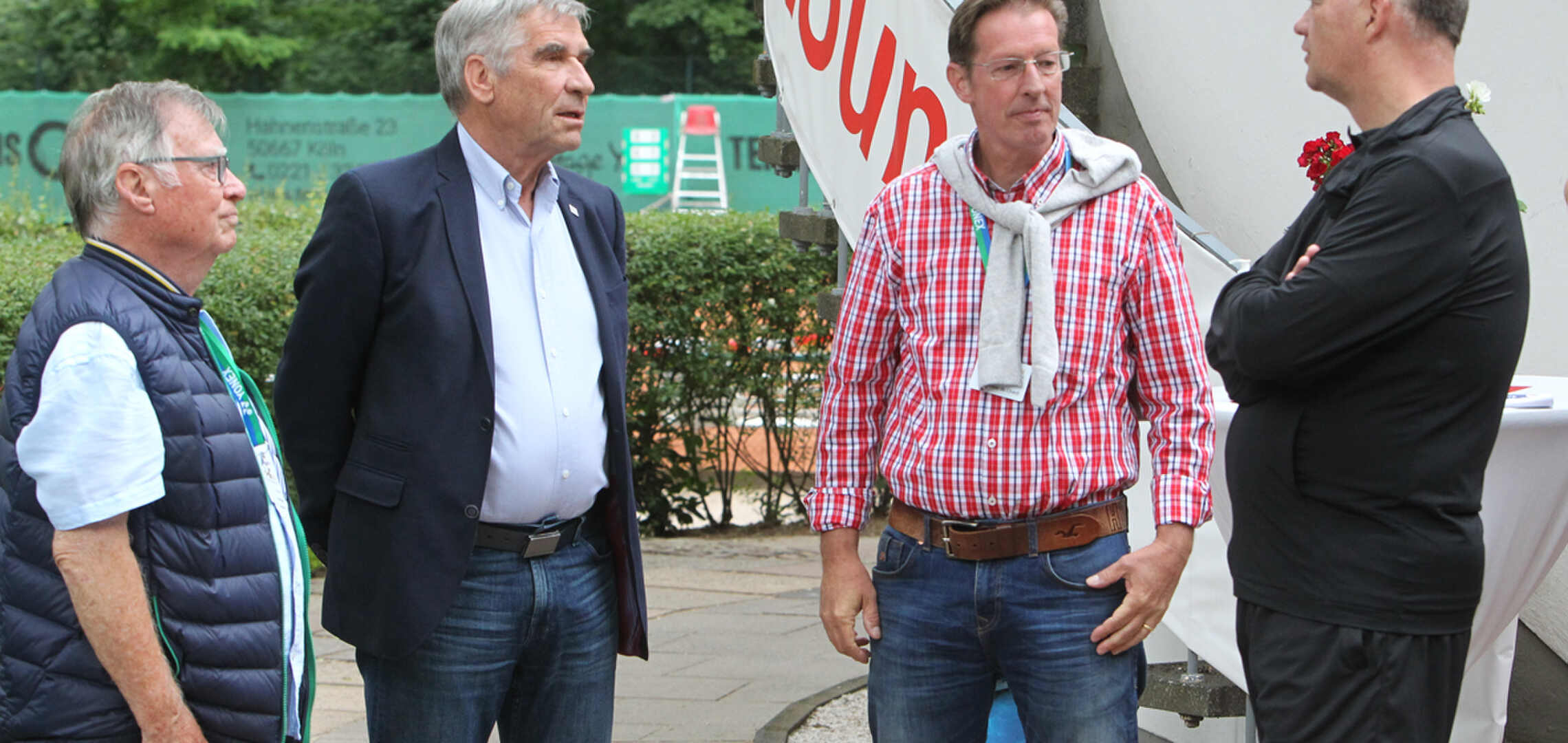Uwe Maaß, Ulrich Klaus, Volker de Cloedt, Marc Raffel (v.l.)