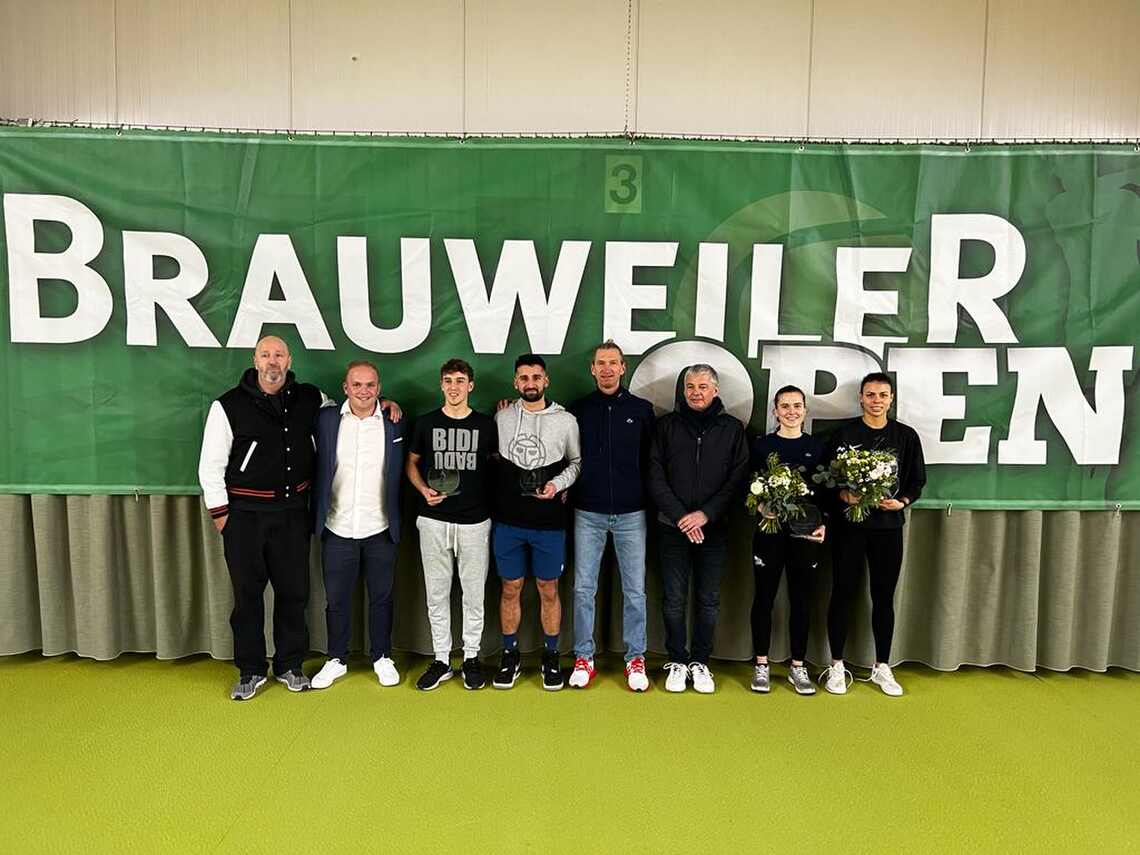 Großes Tennis bei den Winter Brauweiler Open 2023