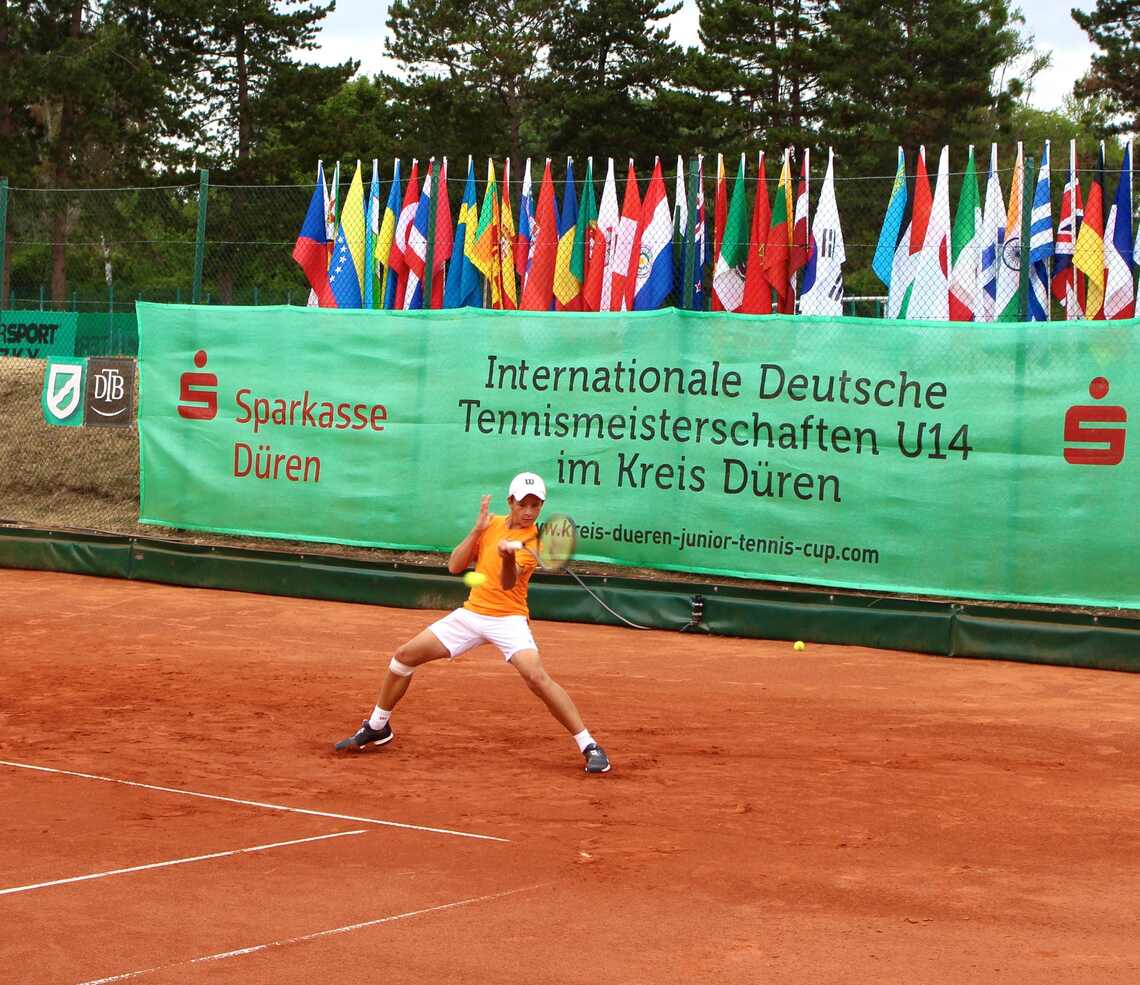 Thies bei Tennis Europe Junior Masters