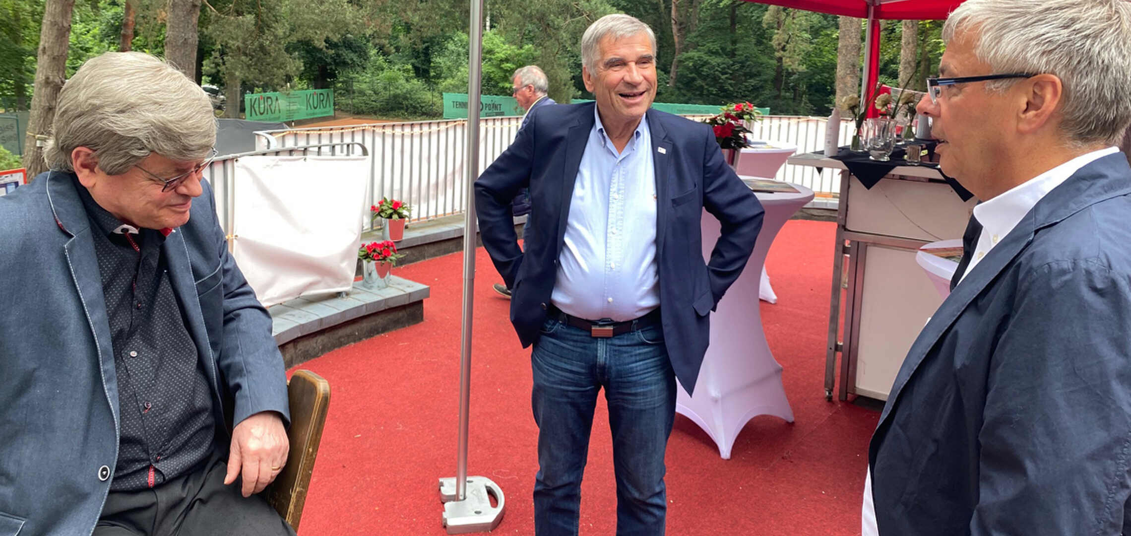 Manfred Weber, Ulrich Klaus, Utz Uecker (v.l.)