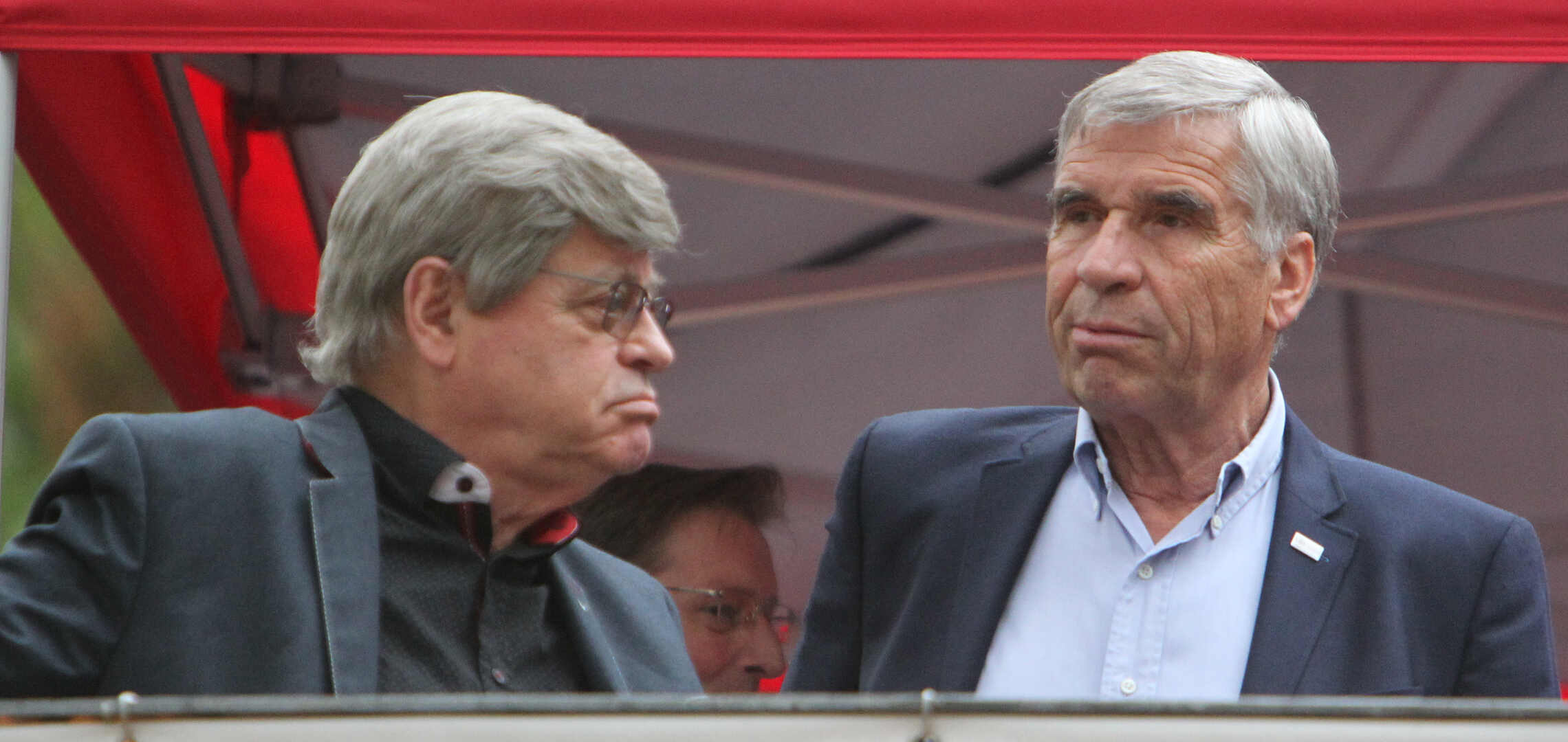 Manfred Weber (l.), Ulrich Klaus