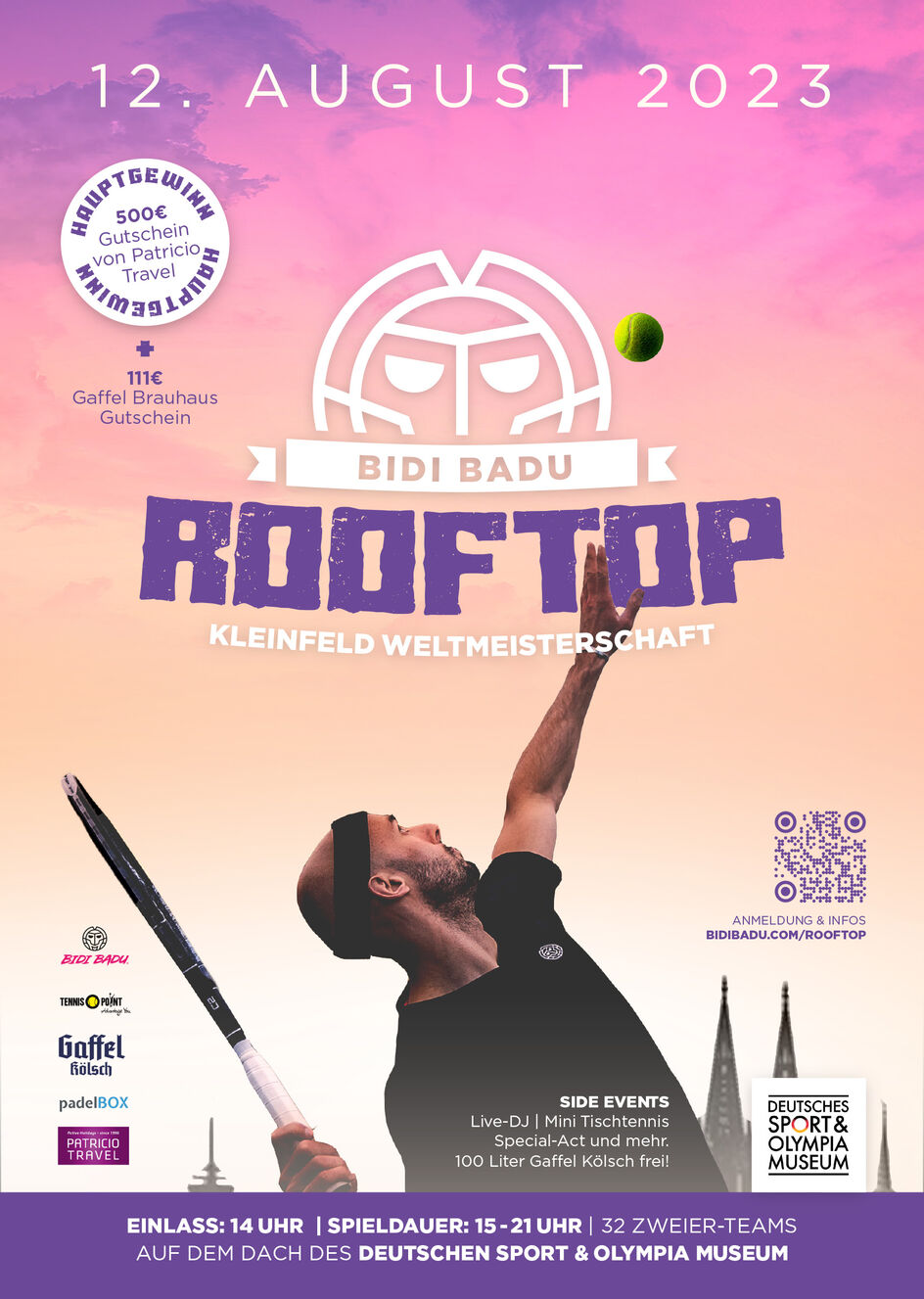 Bidi Badu Rooftop-WM Tennisverband Mittelrhein e.V.