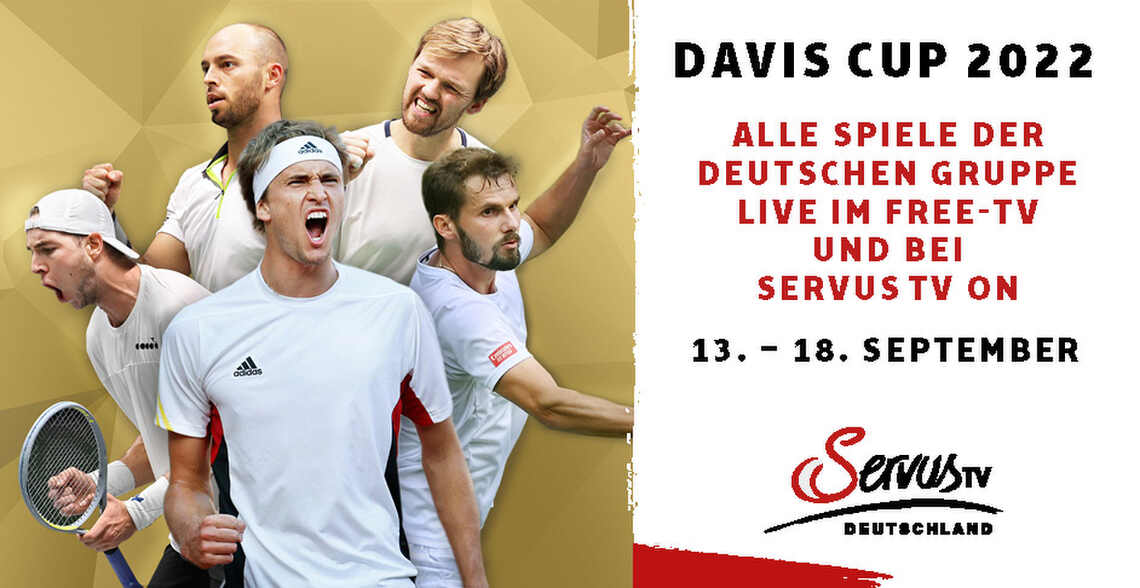 Davis Cup 2022 LIVE bei ServusTV